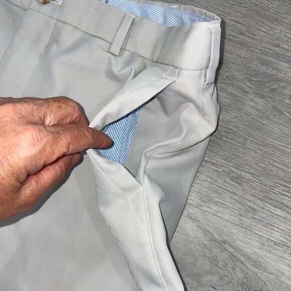 Peter Millar Salem Performance Shorts Mens 38 Stone Golf Stretch Flex Tour Tech - Picture 9 of 14